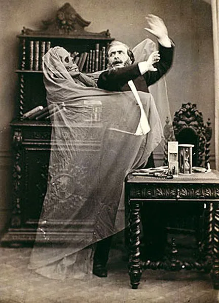 Эжен Тибо. Реклама шоу французского иллюзиониста Анри Робена, 1863