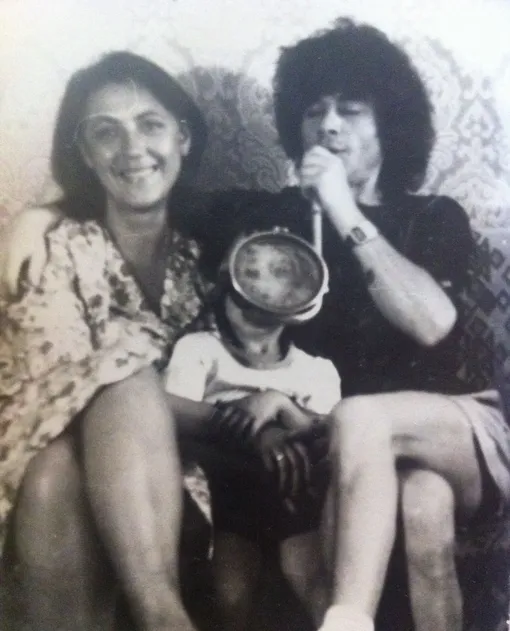 Олег Газманов с сыном Родионом и сестрой первой жены Еленой. Архивное фото