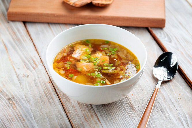 Суп из сайры и морской капусты: пошаговый рецепт