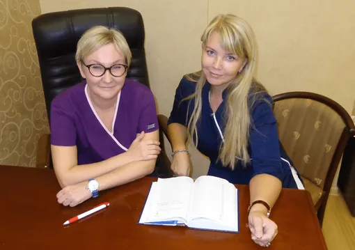 Ольга Бабурина и доктор Светлана Гагарина