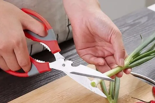 Загадка с тремя неизвестными: зачем в кухонных ножницах нужны зубчики между ручек