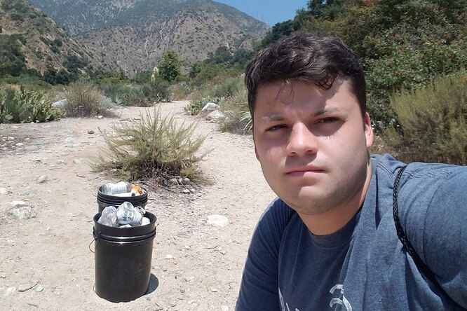 Потрясающий результат: парень в одиночку за 589 дней очистил каньон от мусора