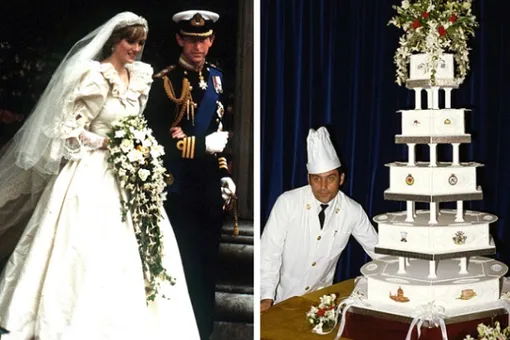 Кусок торта со свадьбы Дианы и принца Чарльза продан за $1375