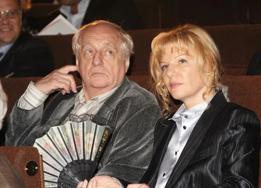 Марк Захаров с дочерью Александрой