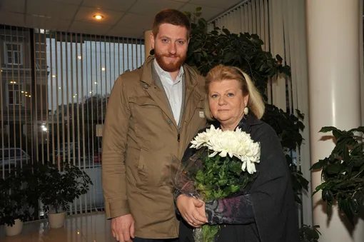 Ирина Муравьева с сыном Евгением