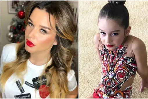 Ксению Бородину осудили за яркий макияж восьмилетней дочери