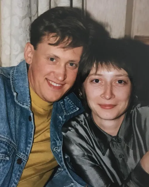 Сергей Дроботенко с подругой в молодости