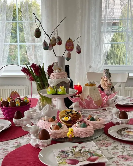 Праздничный стол Екатерины Скулкиной