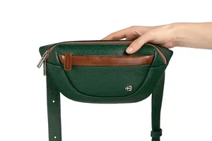 Поясная сумка Rapana Green из натуральной кожи, «Верфь»
