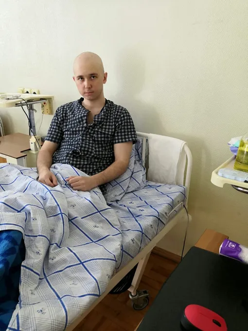 Игорь во время лечения