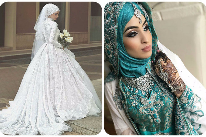Свадьба в хиджабе (25 фото)