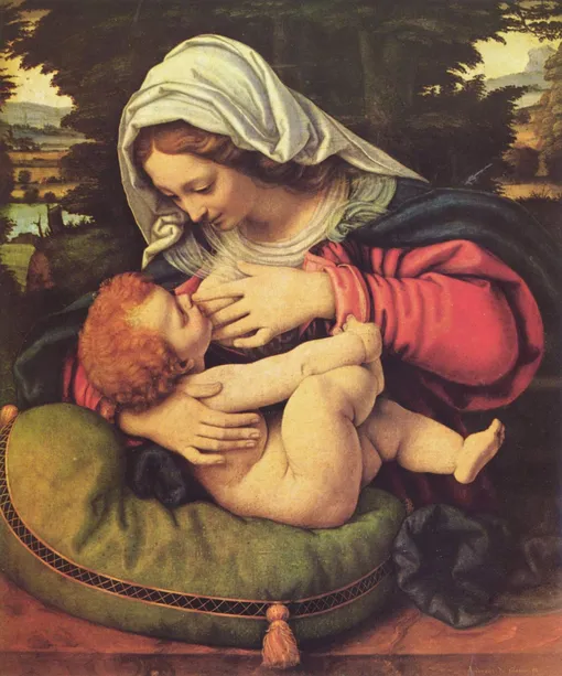 Кормящая Мадонна. Andrea Solari (1460–1524)
