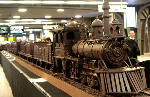 Самый длинный поезд из бельгийского шоколада