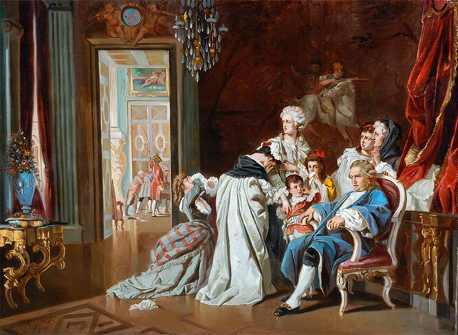 Людовик XIV и королевская семья. Падение Версаля