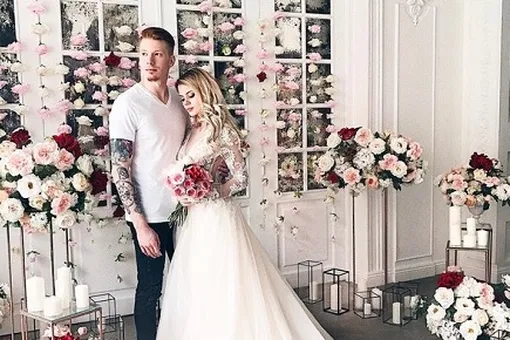 В Сеть попали снимки Никиты Преснякова и его невесты со свадебной фотосессии