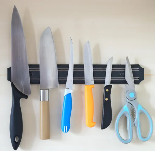 организация хранения ножей в кухне