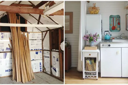 Как превратить бабушкин гараж в миленький домик
