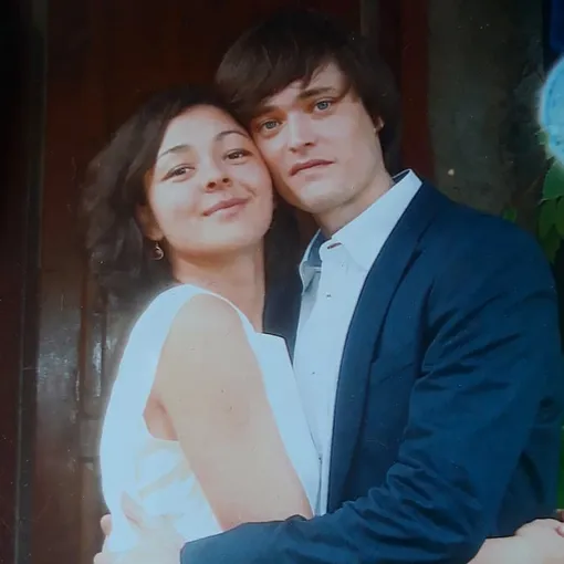 Марина Кравец и Аркадий Водахов на архивном свадебном фото