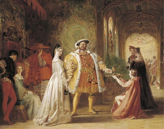 Первая встреча Анны и Генриха VIII.