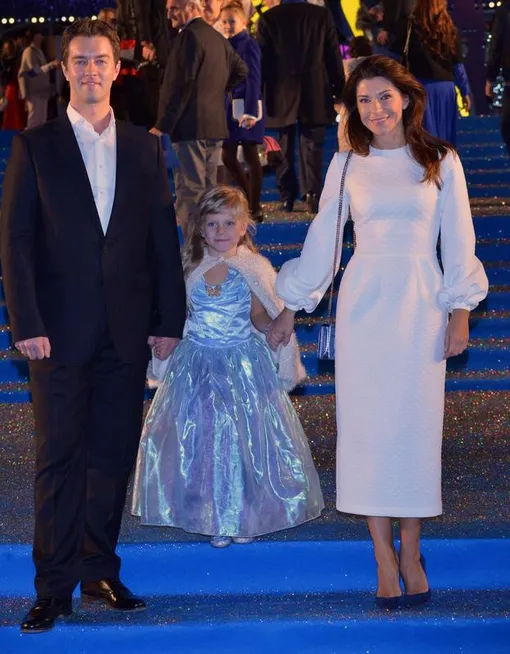 Екатерина Волкова с мужем и дочкой