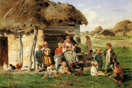 «Крестьянские дети», Владимир Маковский
