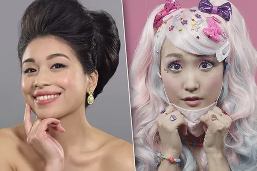 Как менялись стандарты красоты за 100 лет в странах Азии и Индии