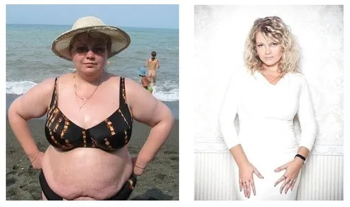 Ольга Бабурина: до и после похудения