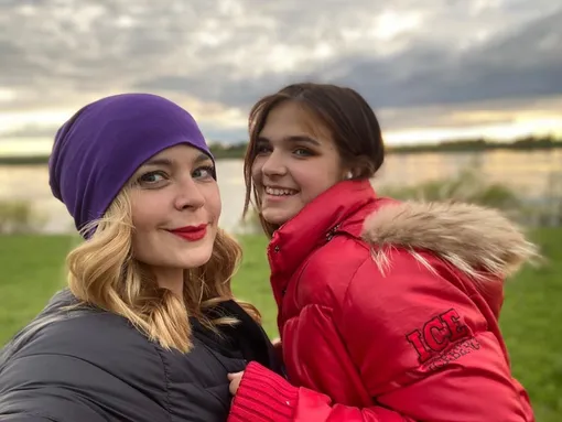 Ирина Пегова с дочерью