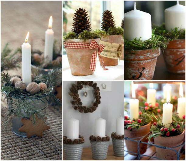 Как украсить дом к Новому году с помощью свечей: идеи с фото