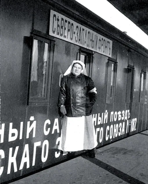 Медсестра Александра Толстая на Северо-Западном фронте