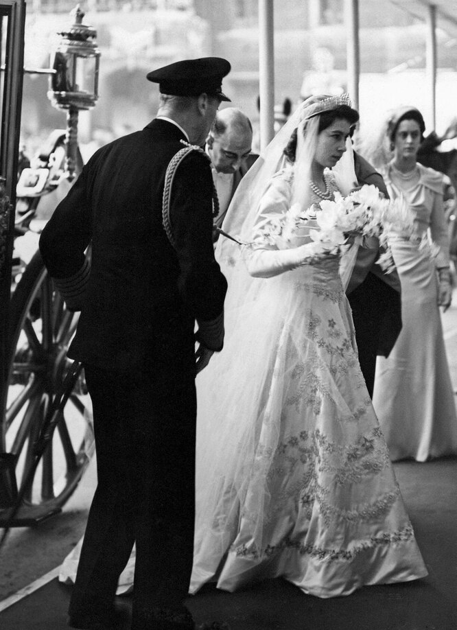 Свадьба принцессы Елизаветы и Филиппа Маунтбеттена 20 ноября 1947 г.