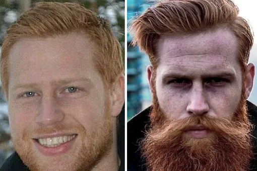 Стилист посоветовал застенчивому клиенту отрастить бороду и изменил его жизнь