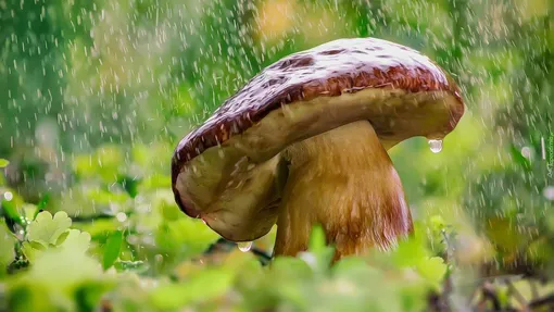 Через сколько дней появляются грибы после дождя