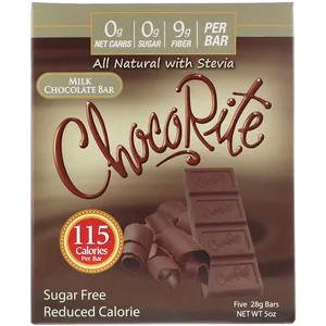Молочный шоколад, без добавления сахара HealthSmart Foods, ChocoRite, 450 руб.