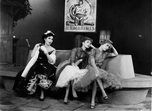 Деби Рейнольдс, Джейн Пауэлл, Энн Миллер 1955 г. / Getty Images