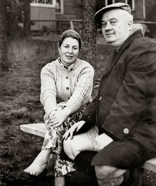 Евгений Моргунов с женой Натальей фото