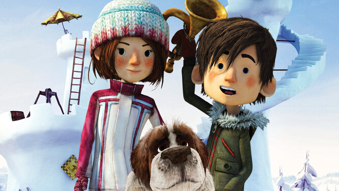 Снежная битва (La guerre des tuques), лучшие новогодние мультфильмы для детей