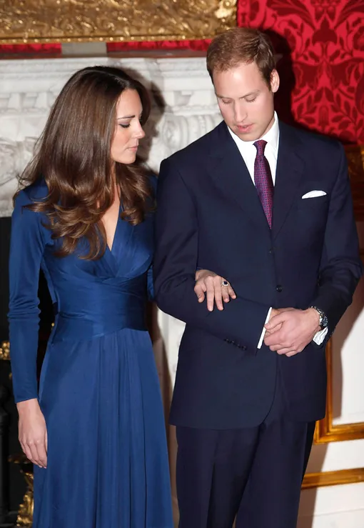 Принц Уильям и Кейт Миддлтон в день объявления о помолвке