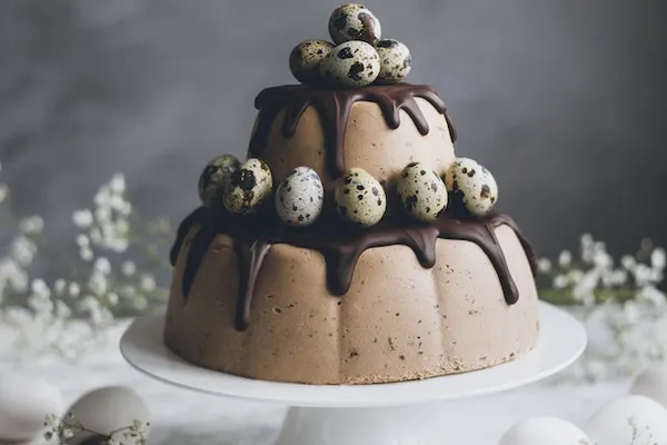 Пасхальный творожный торт «Двойной шоколад»