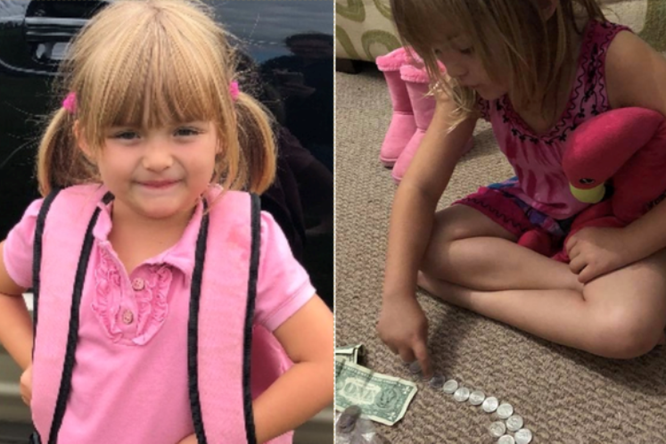 Пятилетняя девочка разбила копилку, чтобы купить молоко для детского сада