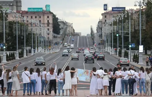 Минск, калыханка, женщины, протест