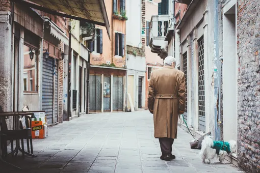 Ирландский пенсионер придумал «ленивый» способ выгулять пса и стал звездой