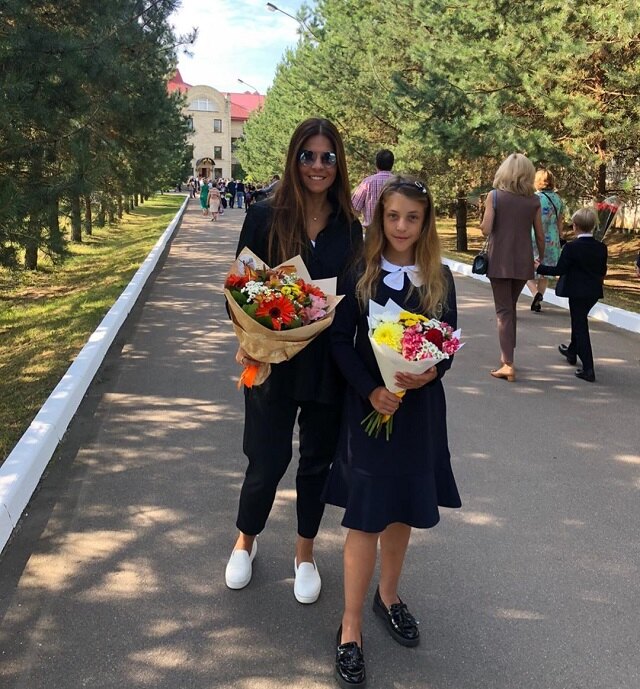 Анна Нахапетова с дочерью Полиной