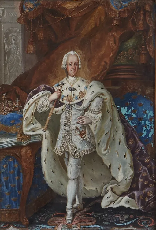 Портрет короля Швеции Адольфа Фредрика (1710-1771)