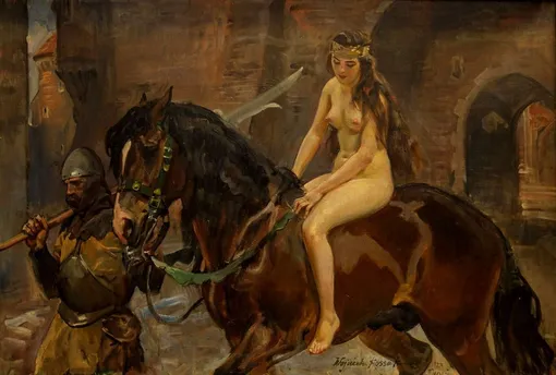 Войцех Коссак. «Леди Годива» (1923)