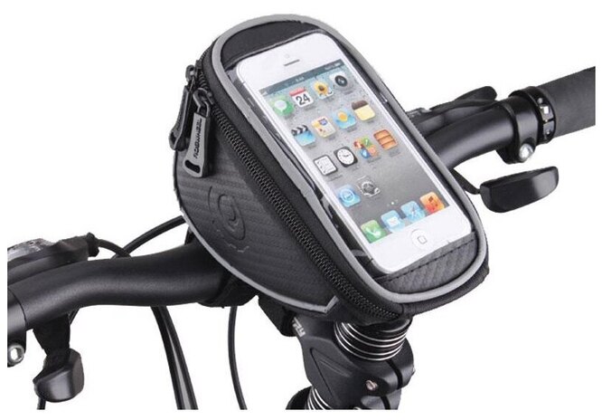 Яндекс.Маркет, велосумка на руль и вынос c чехлом для смартфона TBS Mingda, 784 руб.