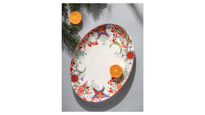 Блюдо овальное Mix&Match Home Счастливая Звезда Блюдо овальное Mix&Match Home Счастливая Звезда
