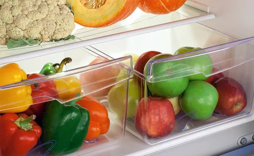 Хранение яблок в холодильнике