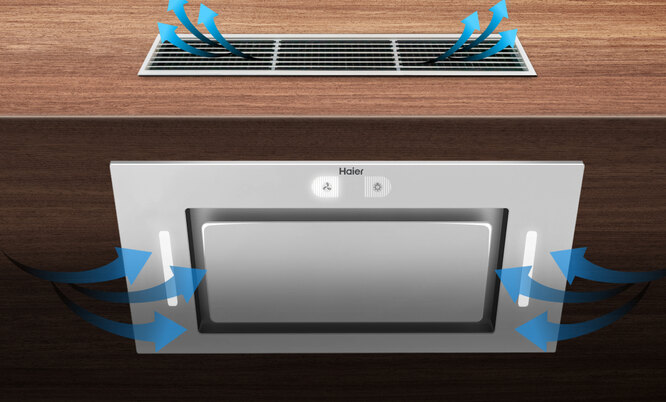 Производительность вытяжки Haier HVX-BI652GW 500 м³ в час. Производительность вытяжки Haier HVX-BI652GW 500 м³ в час.