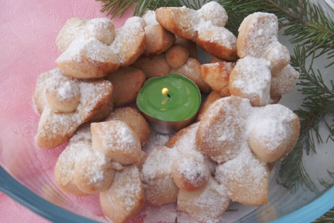Новогоднее тайское ароматное печенье Kleeb Lumdual